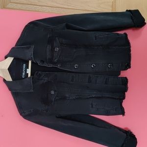 Black jean jacket